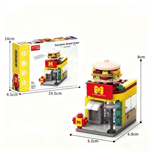 Jouet de construction <span class=keywords><strong>en</strong></span> blocs de construction transformables <span class=keywords><strong>en</strong></span> animaux de la nature, <span class=keywords><strong>en</strong></span> plastique ABS, petites briques, cadeau pour garçons - Product Image 5