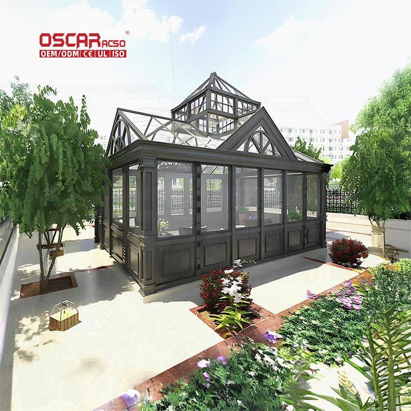 Outdoor Detachable Large Glass House with