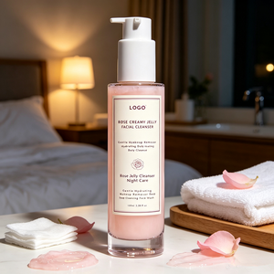 <span class=keywords><strong>Detergente</strong></span> Viso in Crema Gelatina alla Rosa Private Label, Struccante Delicato Idratante, <span class=keywords><strong>Detergente</strong></span> Profondo, Essenza per la Cura della Pelle - Product Image 4