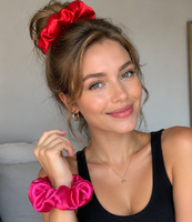 Bandeau tressé uni grande taille, haute élasticité, style européen et américain polyvalent, pour toutes les occasions, pour queue de cheval, pour femme