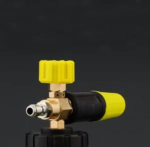 NIKO Car Care & Cleanings Lance à mousse de neige 1L pour nettoyeur haute pression, pistolet à mousse en laiton avec bouteille transparente - Product Image 2