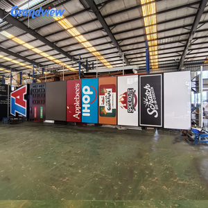 Oem biển quảng cáo miễn phí thường vụ quảng cáo kỹ thuật số giá gas nhôm đôi mặt ngoài trời LED hiển thị/trạm xăng pylon Đăng - Product Image 4