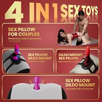 Support de gode à ventouse avec oreiller gonflable pour meubles, pour couples, jouets sexuels, support pour gode, selle de chaise