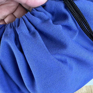 حقيبة غسيل كبيرة من القطن والبوليستر مع حزام للكتف، حقيبة تخزين ملابس متينة للاستخدام المنزلي والسكن الجامعي والسفر - Product Image 3