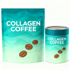 Keto diyet için hidrolize kollajen kahve | <span class=keywords><strong>Protein</strong></span>-zenginleştirilmiş kollajen kahve - Product Image 1