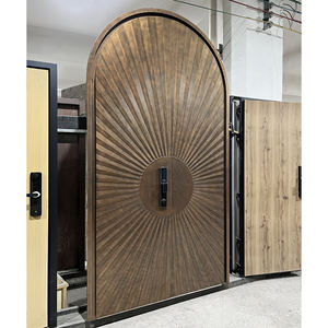 <span class=keywords><strong>Porte</strong></span> d'entrée pivotante en aluminium coulé moderne pour villas, sécurité résidentielle, étanche - Product Image 2