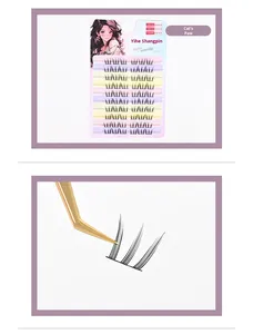 ขนตาปลอมแบบธรรมชาติ 10 แถว สไตล์เมฆ สำหรับผู้หญิง แบบแมงงาหวาน แคทอาย ไอซ์เบิร์ก ฟลาวเวอร์ ซี ทริปเปิล ฟิชเทล อุปกรณ์แต่งหน้า ยี่ห้อ YS - Product Image 2