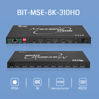 Interfaz de Entrada HDMI/DP de Proyección Multicanal 1X4 2X4, Salida HDMI, 3 Entradas, 10 Salidas, Chip FPGA 6KX4K60 Bitvisus
