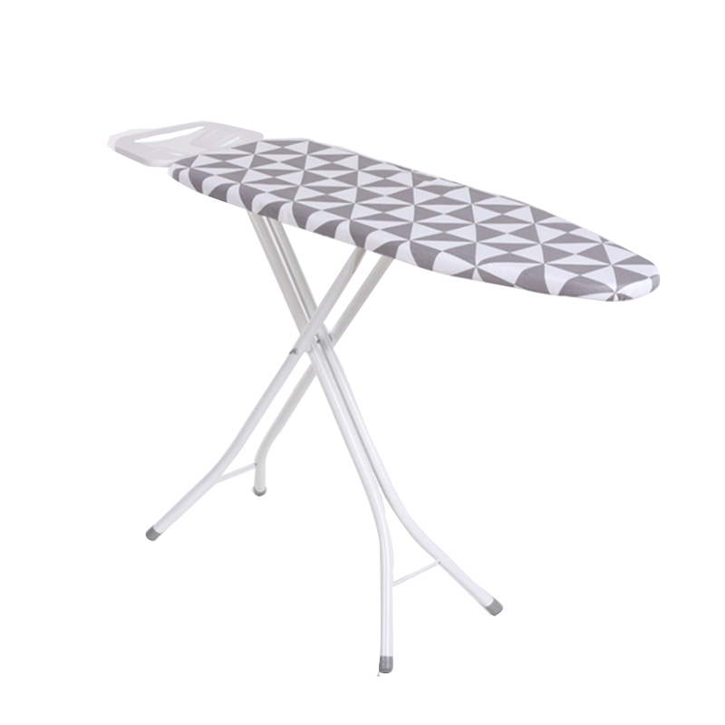 Home Laundry Use Easy Folding Metal Round Tubes Board Ironing Board