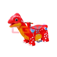Manège pour enfants en forme de dinosaure, équipement d'amusement à monnayeur pour aire de jeux intérieure