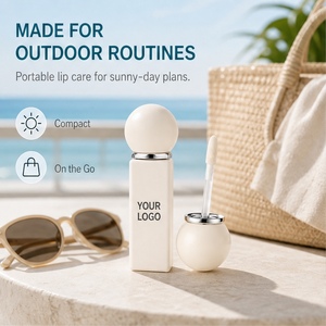 Huile protectrice pour les lèvres SPF 50+, gloss transparent, protection solaire, soin des lèvres, 8 ml, pour usage extérieur, logo personnalisé - Product Image 6