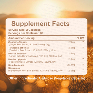 Capsules Offres Spéciales OEM anti-ballonnement Capsules de probiotiques pour gaz, supplément d'enzymes digestives pour le nettoyage des intestins - Product Image 6