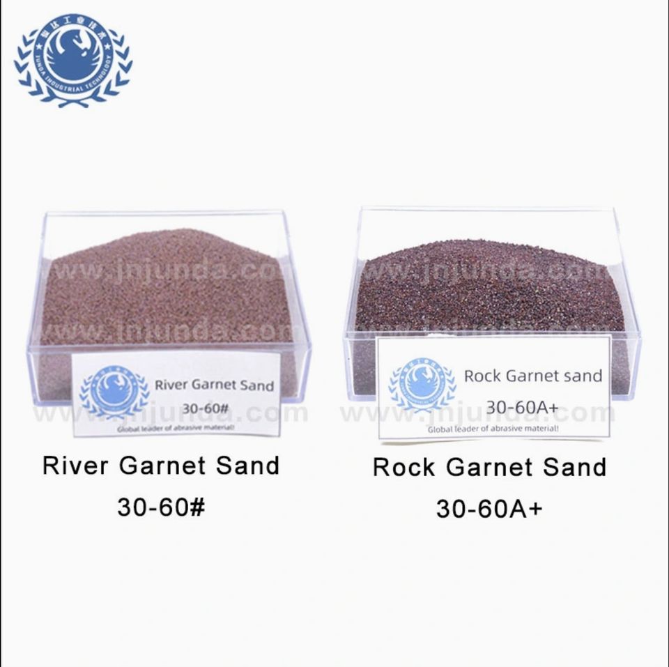 Cát garnet sông phù sa hồng không bụi, độ cứng cao 80 mesh cho cắt tia nước