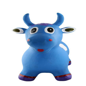 En gros Enfants gonflable animal <span class=keywords><strong>vache</strong></span> PVC Épaissir saut <span class=keywords><strong>jouet</strong></span> en plein air - Product Image 5
