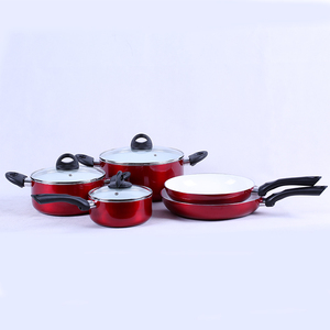 Zefer 5-mảnh không dính chậu và chảo Set, thân thiện với môi Cookware Set với cảm ứng dưới, Nhà Bếp Nấu Ăn Set - Product Image 3