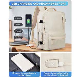 Muestra gratis MA logo Colorido Mochila de viaje de gran capacidad Mochila de negocios para computadora portátil Unisex - Product Image 2