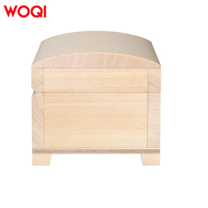 WOQI Petite boîte de rangement en bois verrouillable non peinte et inachevée avec serrure et clé pour bibelot souvenir - Product Image 4