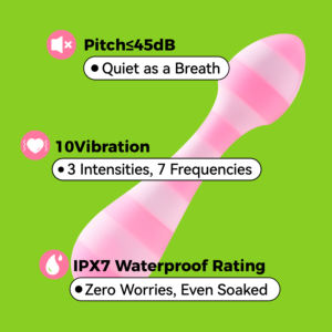 OROK Candy Geschenkset Mini Weicher Silikon Vibrationsring Massage Zauberstab <span class=keywords><strong>Vibrator</strong></span> Plug-in Sexspielzeug <span class=keywords><strong>Vibrator</strong></span> Geschenkset - Product Image 6