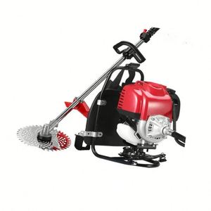 New Two Stroke Four <b>Gasoline</b> Lawn Mower with High Productivity and 1 Year Warranty for Farm and Garden Grass Cutting - Product Image 3