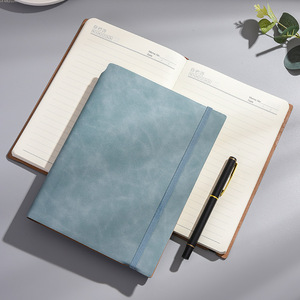 Carnets à spirales en similicuir de qualité supérieure avec sangles, format B5/A6, pour les <span class=keywords><strong>devoirs</strong></span> et les agendas des étudiants, cadeaux de grande valeur - Product Image 2