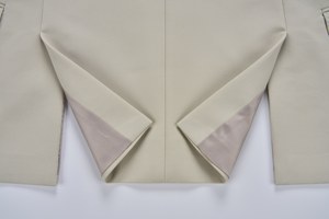 En stock, <span class=keywords><strong>costume</strong></span> <span class=keywords><strong>homme</strong></span> deux pièces <span class=keywords><strong>beige</strong></span>, double boutonnage, tissu TR de haute qualité, style business - Product Image 5