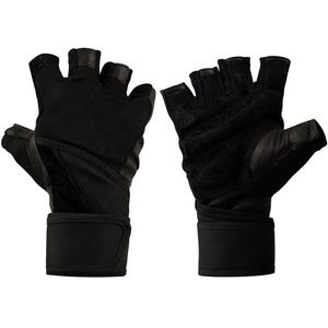 Gants de fitness en cuir à demi-doigt pour hommes pour les entraînements de musculation et de gymnastique avec support de poignet Gants d'haltérophilie - Product Image 5
