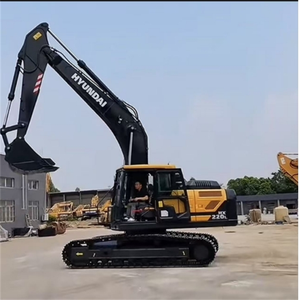 Excavatrice sur chenilles Hyundai 305LC d'occasion de Corée, 22 tonnes (22 000 kg), moteur Cummins, godet de 1,5 m, pompe à engrenages, roulement - Product Image 1