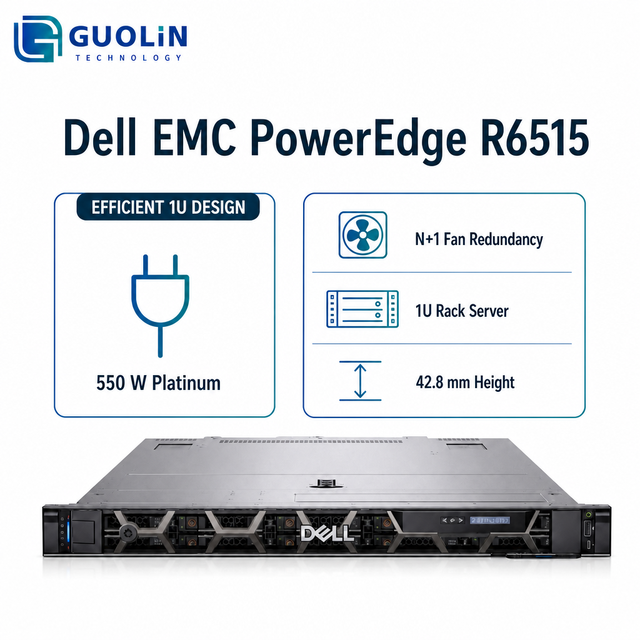 Virtualization Network Management Cloud Service Applications AMD EPYC Dell PowerEdge R6515 Rack Server
