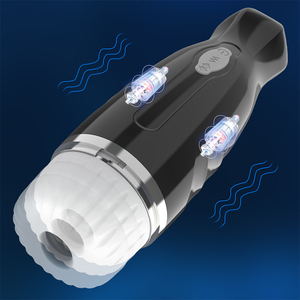 Taza vibratoria telescópica interior inteligente completamente automática, dispositivo de masturbación masculina, suministros de juguetes para adultos, ejercitador <span class=keywords><strong>Ma</strong></span> - Product Image 1