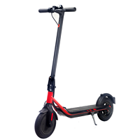 Scooter à suspension avant avec moteur sans balais de 250 W, batterie au lithium étanche de 36 V 10,4 Ah, autonomie de 25 à 30 km, vitesse de 30 km/h, charge maximale de 100 kg