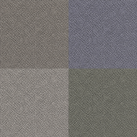Dalles de moquette en nylon 60x60cm à poils bouclés, modulaires, carrées, commerciales pour projets de bureaux, OEM