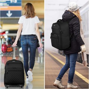 Waterproof Camera <b>Trolley</b> Bag Portable DSLR Accessories Camera Backpack Laptop Camera Bag With Wheels - Product Image 2