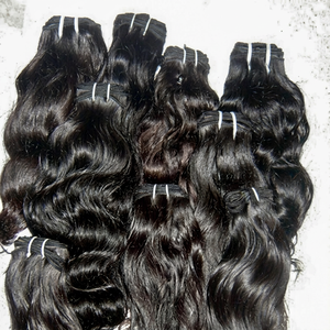 นิ้ว ~ นิ้วผมดิบธรรมชาติส่องฟรีและไม่พันกันผมมนุษย์ทอผ้า - Product Image 1