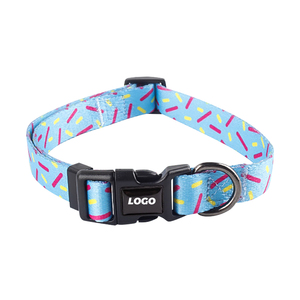 <span class=keywords><strong>Collar</strong></span> de perro duradero con estampado personalizado para mascotas, suave, impermeable, estilo táctico, característica de liberación rápida, poliéster sólido, <span class=keywords><strong>Color</strong></span> personalizable - Product Image 3