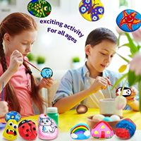 Kit de Peinture Transfrontalier Lumineux dans le Noir pour Enfants, Cadeau DIY Créatif pour Garçons et Filles de 6 à 12 Ans, Fournitures Artistiques Modèle 813