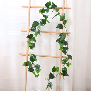 ใบไม้ประดิษฐ์แบบเถาวัลย์พร้อมลวดหวาย ตกแต่งภายในบ้านเสมือนจริง - Product Image 6