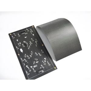 Panneau d'affichage LED flexible incurvé en couleur pleine, P2.5, 160x320mm, module de colonne cylindrique pour intérieur - Product Image 3