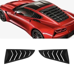 Garniture de fenêtre triangulaire arrière de type « Shark Cheek » pour Chevrolet Corvette C7 2014-2019, cache de garniture de fenêtre latérale arrière, accessoires automobiles - Product Image 1