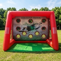 Juego Inflable de Fútbol de Tiro al Blanco de WINSUN Factory, Arena de Tiro de Fútbol Inflable, Rugby, Juegos de Carnaval
