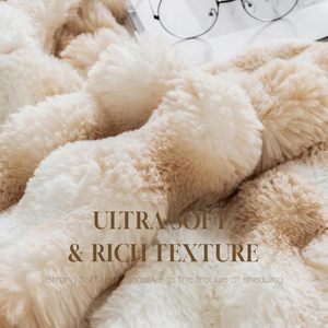 Tất cả các mùa siêu mềm ấm cúng Thỏ lông chăn, dễ thương phòng ngủ trang trí, Faux lông ném chăn cho chiếc ghế Sofa giường - Product Image 4