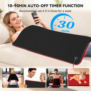 Couverture de luminothérapie rouge pour chiens, chats et chevaux, coussin chauffant infrarouge pour soulager les douleurs articulaires, relaxation et récupération, grande taille 85*55cm - Product Image 5