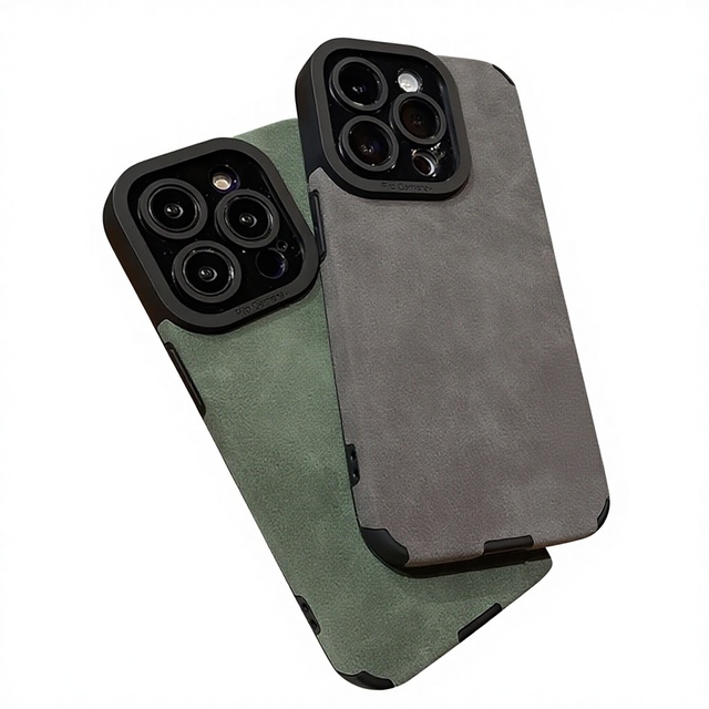 Aibairuixin Lambskin TPU Silicone for 17 Pro Max Mobile Phone Case 15/16/14 Skin-feeling Frosted Soft Shockproof Protective