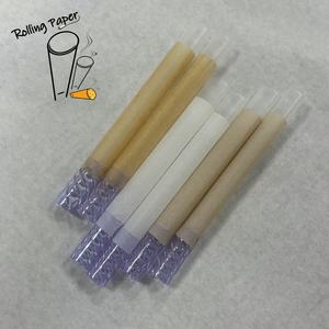 Papier à cigarettes en spirale non blanchi personnalisé, facile à remplir, en verre classique, à embout droit - Product Image 4