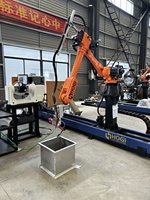 Machine de soudage laser CNC robotisée HOGI pour acier, métal, aluminium, soudage d'angle par arc 1500W 2000W 3000W, soudeuse automatique MIG TIG avec robot