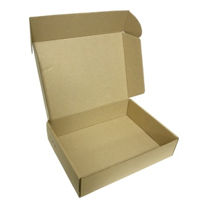 Thương Mại Đảm Bảo Trung Quốc Bán Buôn Tái Chế OEM Tùy Chỉnh <span class=keywords><strong>In</strong></span> Nâu Sóng Các Tông Đóng Gói Gửi Thư Hộp - Product Image 3