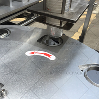Machine de remplissage et de scellage automatique rotative pour gobelets en plastique, idéale pour le houmous, la crème glacée, le pudding, les jus et le yaourt – Nouveauté très demandée