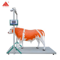 Balance de pesage portable simple pour bétail avec clôture, équipement de pesage au sol pour animaux d'élevage