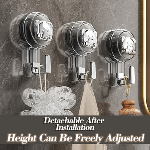 Móc Gấu có thể điều chỉnh chiều cao có thể tháo rời: Tổ Chức Phòng Tắm Phong Cách, treo khăn/bọt biển an toàn - Product Image 2