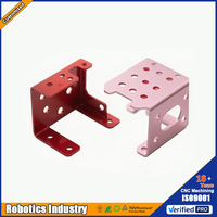 Support en U en aluminium sur mesure pour robot, pièce de montage usinée CNC de précision pour l'automatisation industrielle