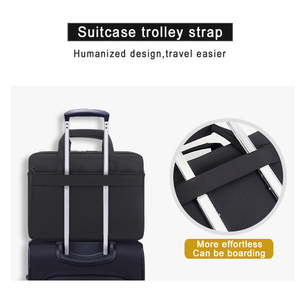 Maletín grande para hombre, fundas para ordenador portátil de 15,6 pulgadas, bolso de trabajo de oficina de negocios, bolso de mensajero, bolsos de hombro, bolsos de lona impermeables - Product Image 3